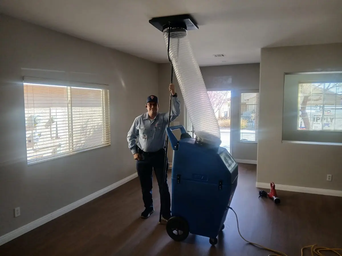 Professional Dryer Vent Cleaning work inside a Pebble Creek home